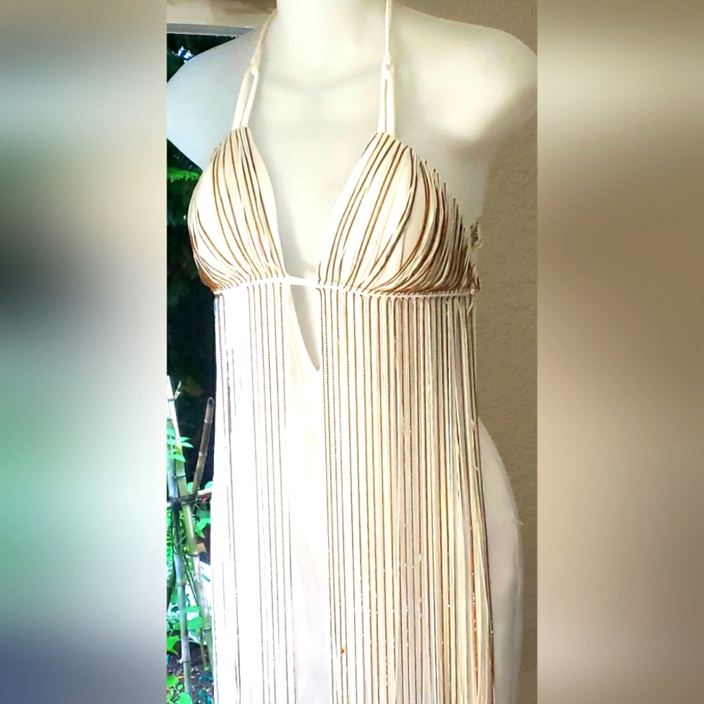 Beautiful White BEBE Dress